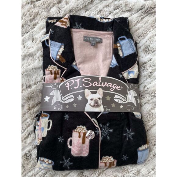 Pj Salvage NWT XL hot cocoa comfy pajamas - Picture 1 of 6